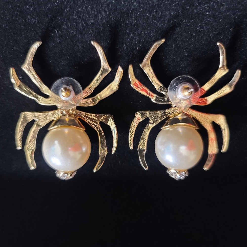 Cool & elegant large spider earrings - Picture 2 of 9